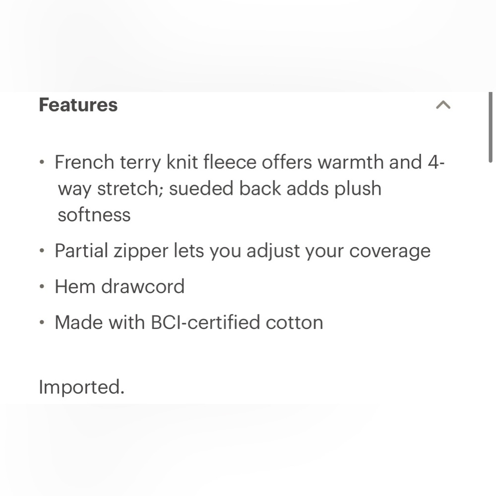 Vuori Sedona Half Zip - Picture 9 of 9